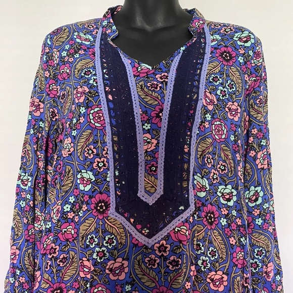 Matilda Jane thoughts & Dreams floral Tunic Dress size Medium - Picture 2 of 4